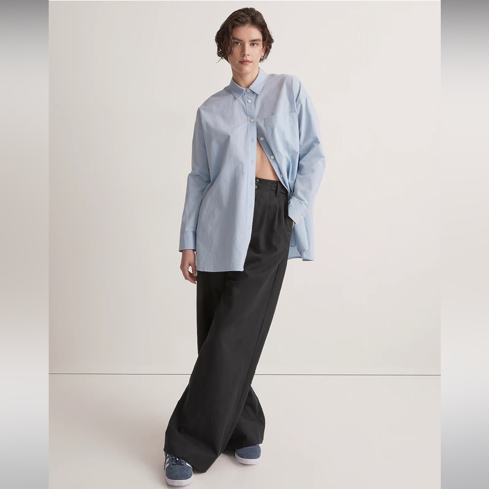 Madewell Signature Poplin Oversized Shirt